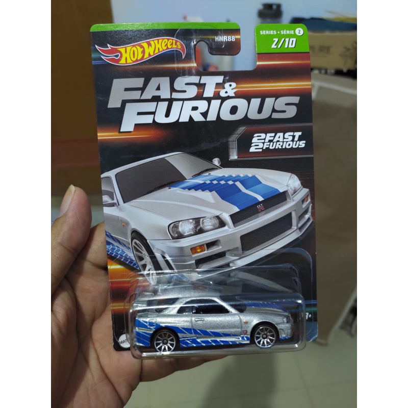HOT WHEELS FAST AND FURIOUS NISSAN SKYLINE GTR R34