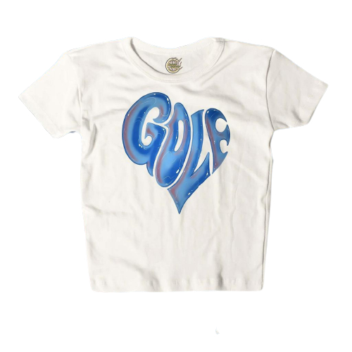 Kaos Crop Top Baby Tee Golf Love Logo By Tyler The Creator Odd Future Vintage Y2k Style Graphic Tee