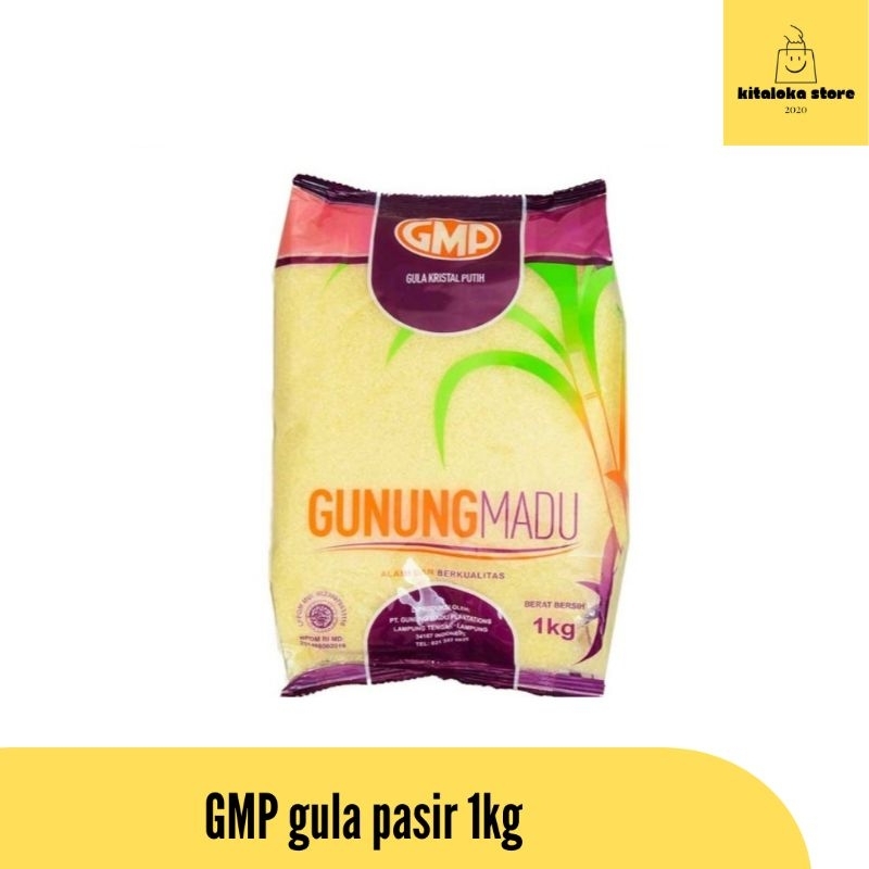 

GMP gula pasir kristal putih gunung madu 1kg