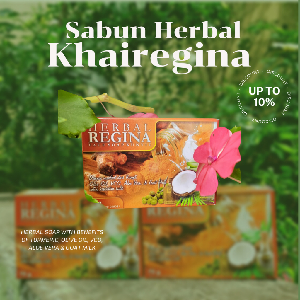 Sabun Herbal Regina Original / Sabun Herbal Gatal Kulit, kudis , Panu , Kadas , Jamur , Kurap, Sabun