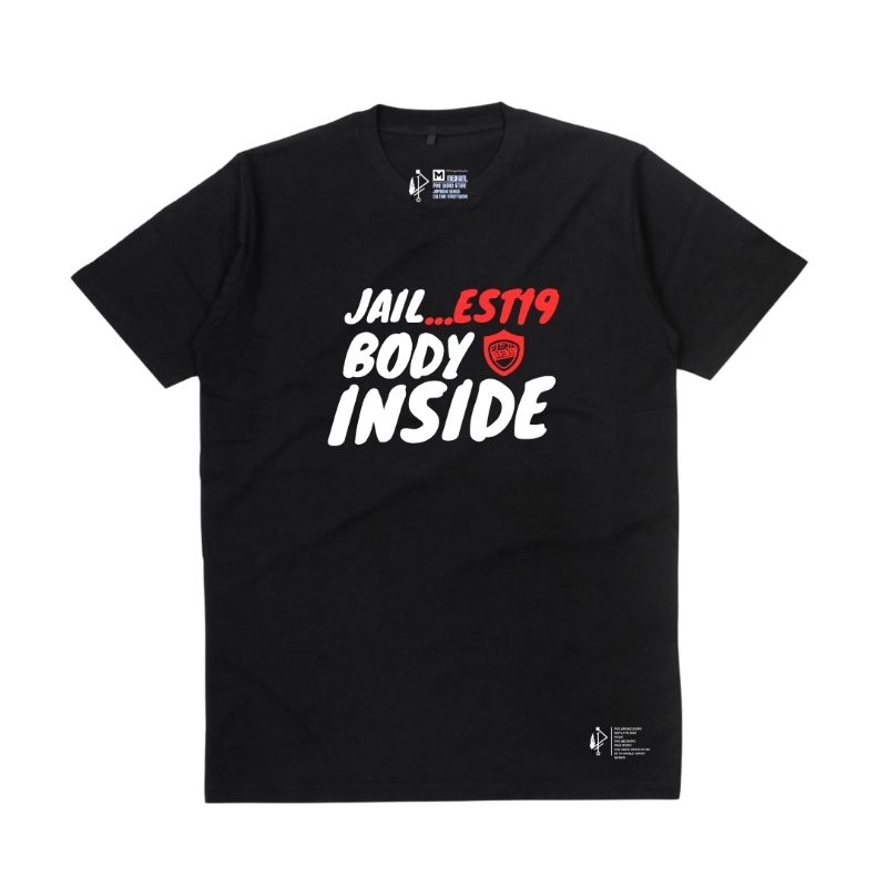 KAOS BRAND JAIL BODY INSIDE 100%KATUN EVERMORE.CLOT