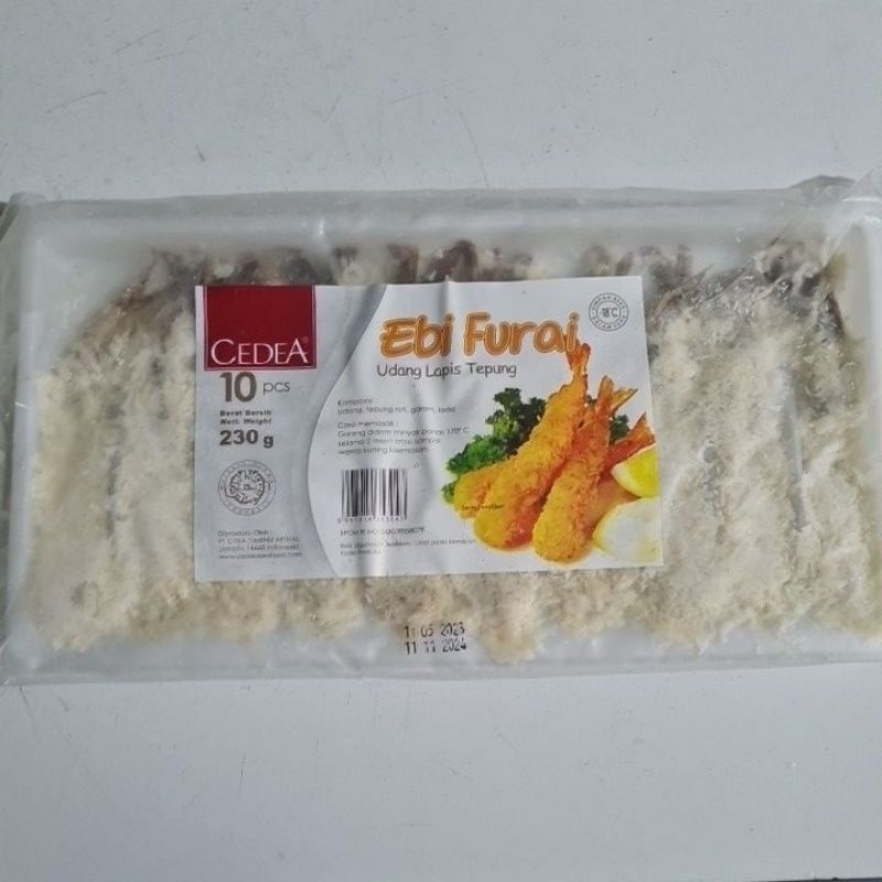

Ebi Furai Cedea Udang Lapis Tepung 10pcs 230gram