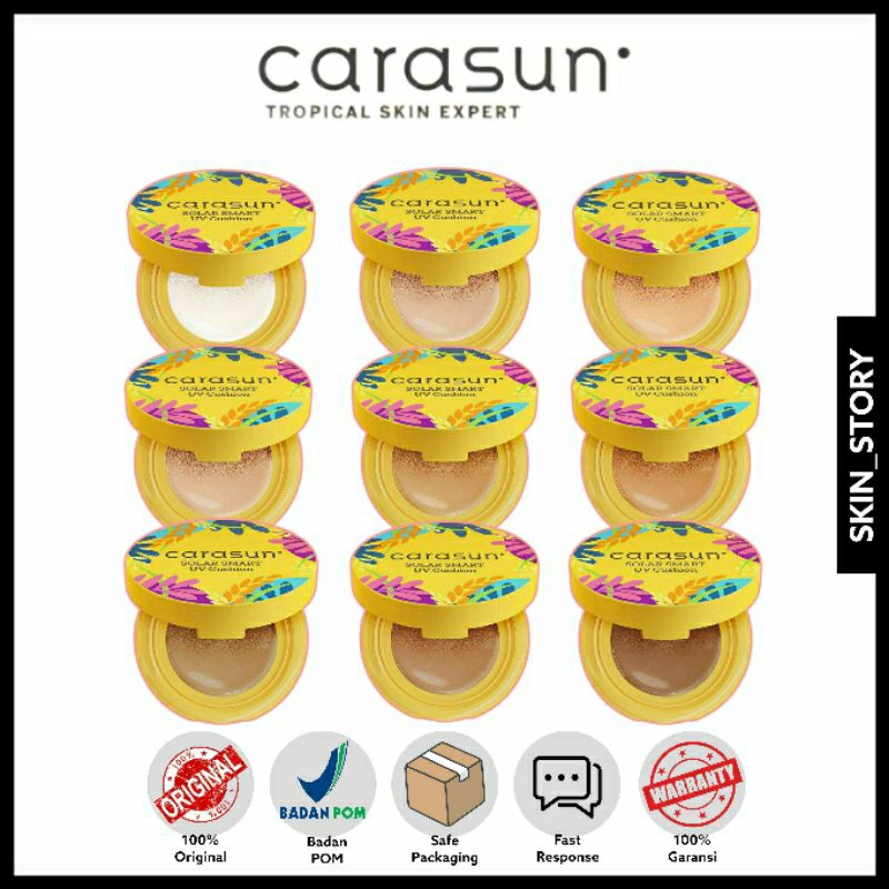 (SALE DEKAT EXPIRED JULI 2024) CARASUN Solar Smart UV Protection SPF 45PA++++ 30ml, 70ml