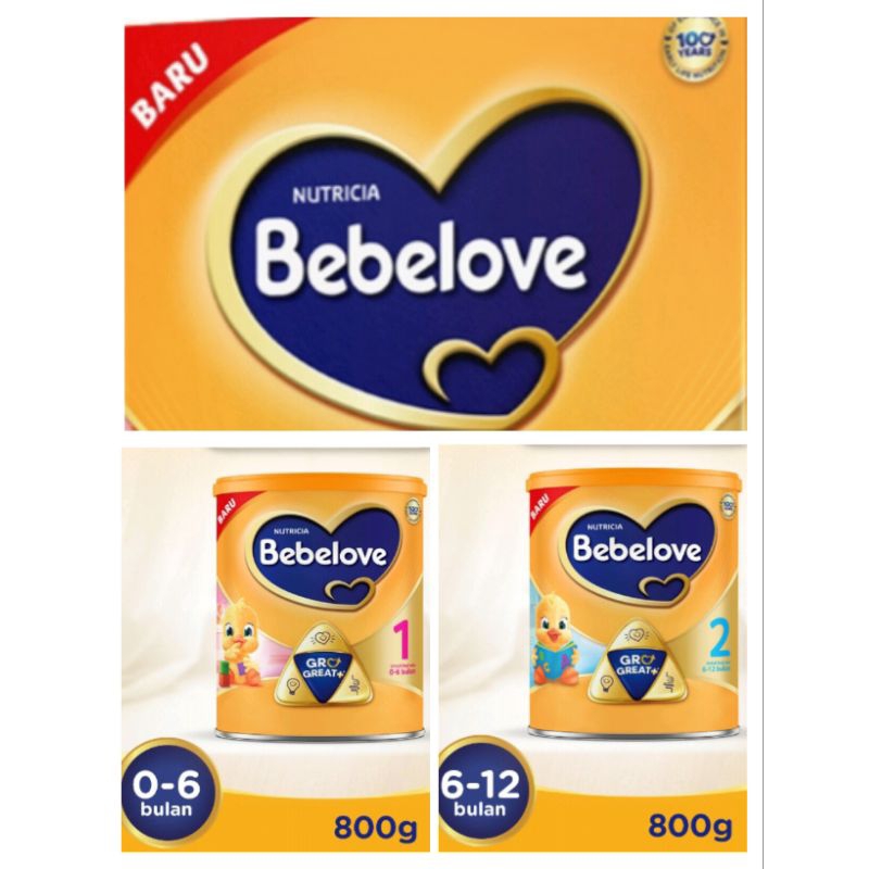 Bebelove  / Bebelove 1 / Bebelove 2 / 0-6Bln/6-12Bln 800g