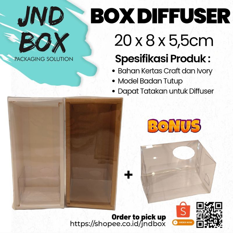 

Box Diffuser 20 x 8 x 5,5 Badan Tutup (Min Order 2 Pcs)