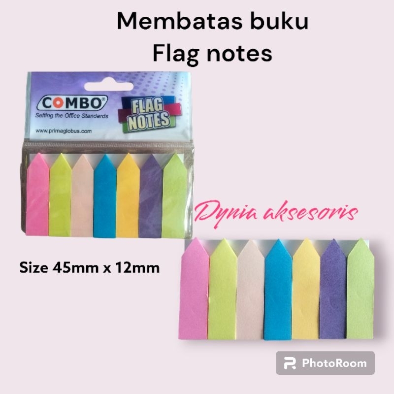 

PEMBATAS BUKU FLAG NOTES warna warni murah perlengkapan sekolah alat tulis