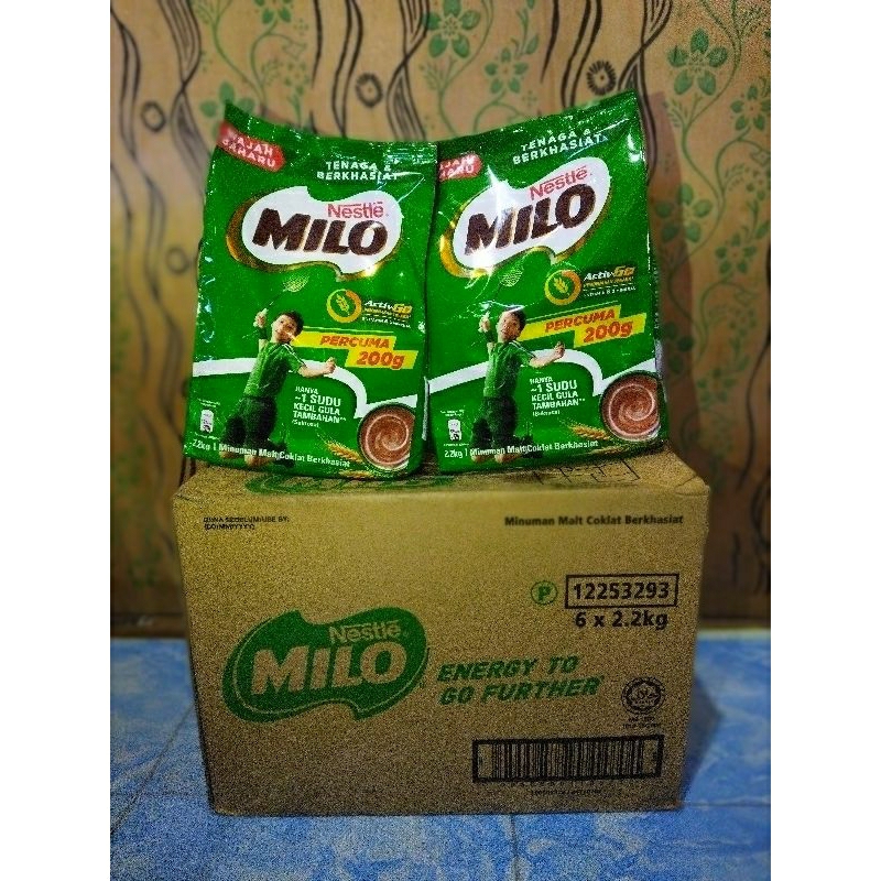 Milo 2,2kg malaysia original