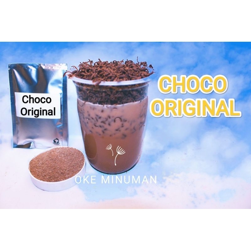 

CHOCO ORIGINAL-Bubuk Minuman 50gram Siap Seduh Rasa Choco Original