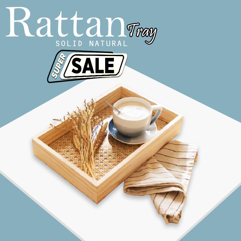 	 nampan kayu rotan,piring,rotan,nampan,nampan rotan,baki kayu,tray,piring anyaman,baki,wooden tray,hantaran	
