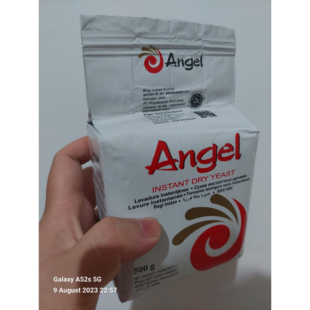 

Angel Instant Dry Yeast Ragi Kering Instan Bahan Baking Campuran Adonan Kue Roti Bread Cake Food Mix