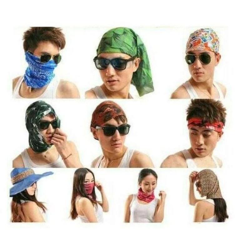 Masker Buff MOTIF RANDOM / Masker Buff Multifungsi