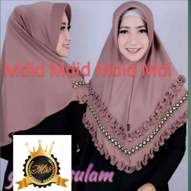 Hijab Instan Gotik sulam