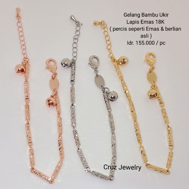Gelang Bambu Ukir