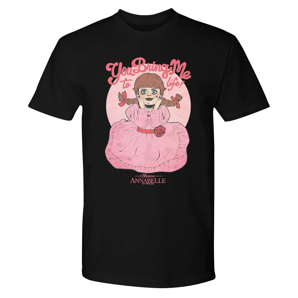 BAJU KAOS ANNABELLE YOU BRING ME TO LIFE ADULT SHORT SLEEVE T-SHIRT