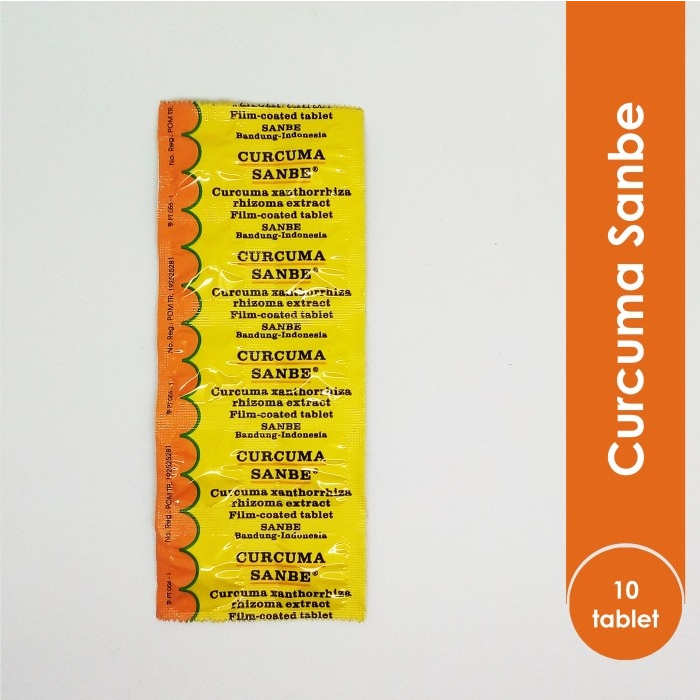 

Curcuma Sanbe 10 Tablet Per Strip - Suplemen Penambah Nafsu Makan