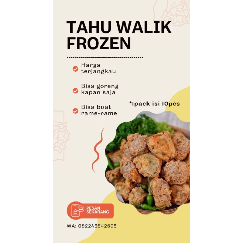 

TAHU WALIK BANYUWANGI