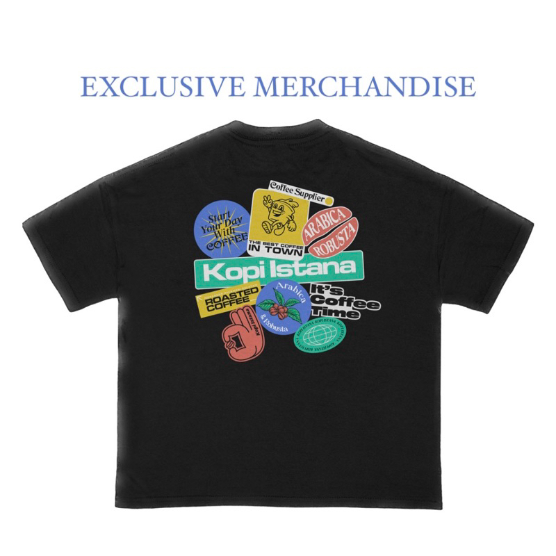 T-Shirt Kopi Istana Merchandise | kaos kopi baju kopi brand kopi merk kopi kaos barista alat barista