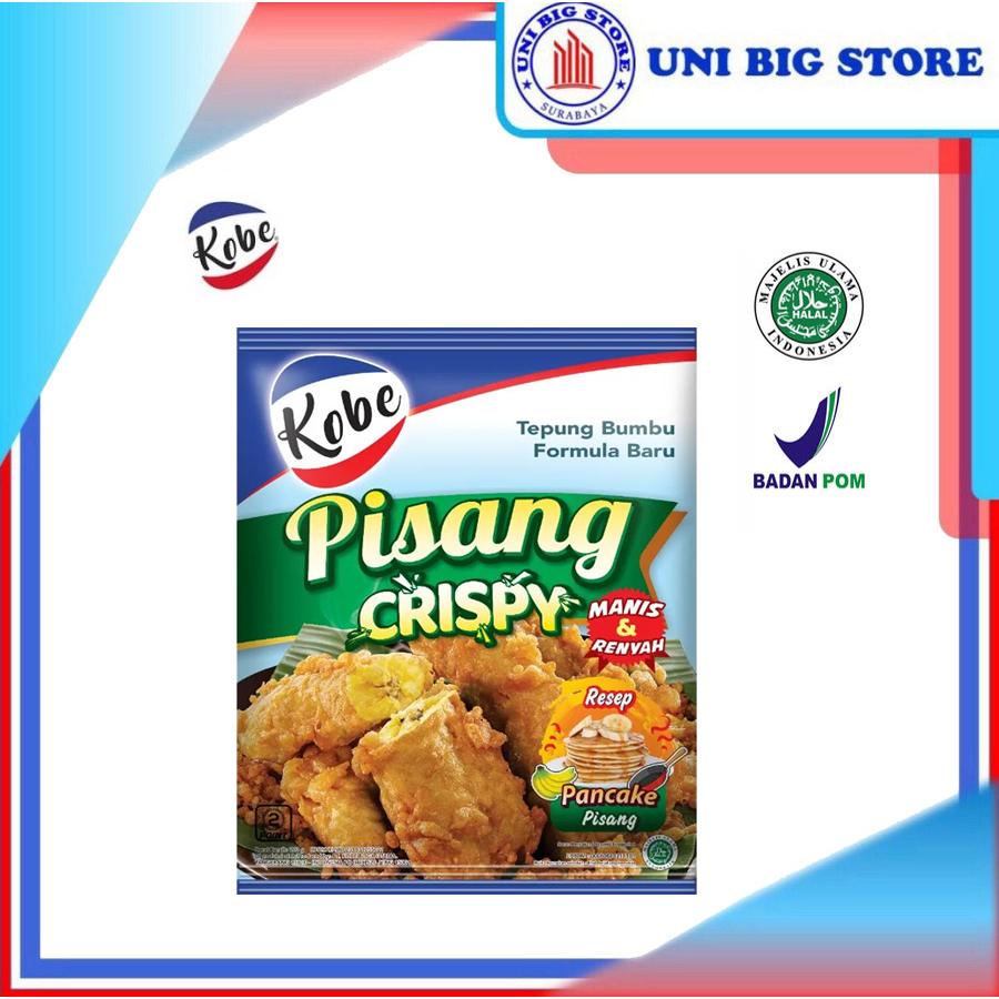 

Kobe Tepung Pisang Goreng Crispy 200 gr Banana Fritter