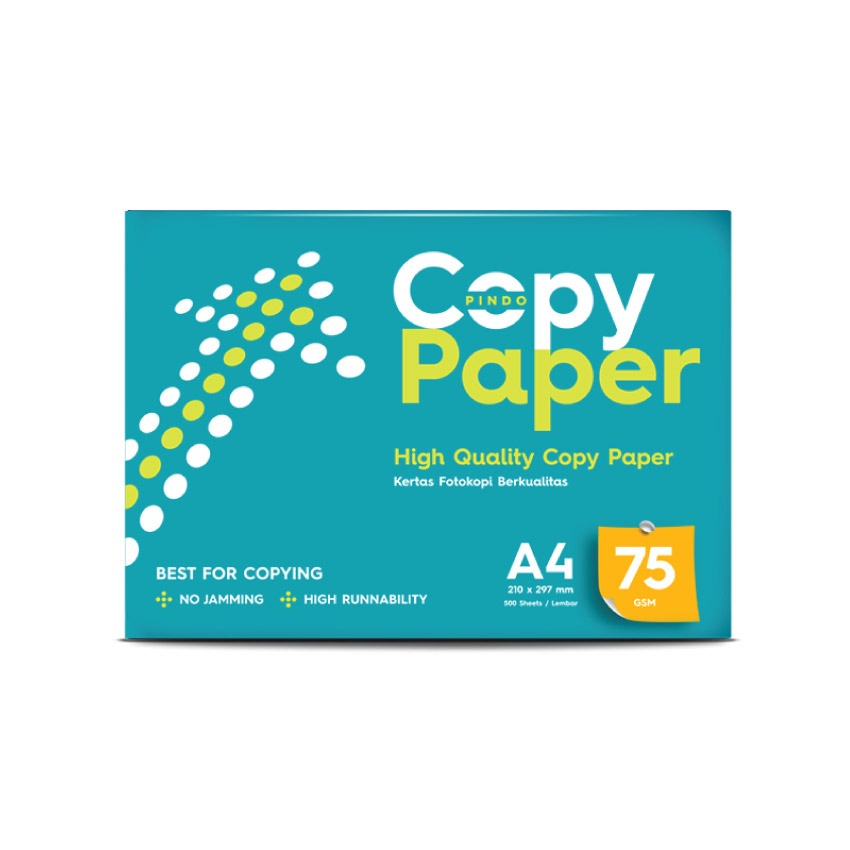 

Kertas HVS A4 Copy Paper - Kertas Print - Kertas Fotocopy 75 GSM A4 1 Rim 500 Lembar