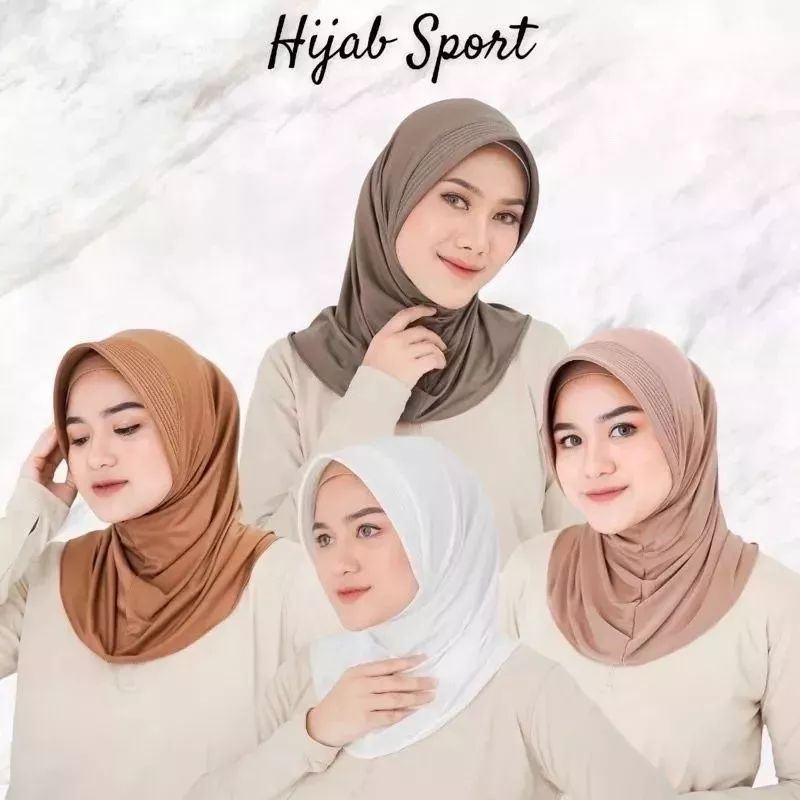 Hijab sport jersey premium//Hijab instan//Hijab olahraga Jersey premium