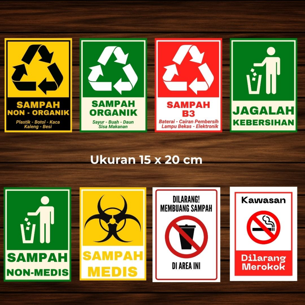 

Cetak Stiker Label Tempat Sampah Vinyl Anti Air