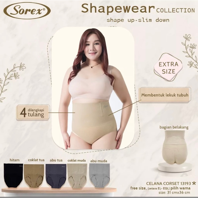 CELANA KORSET SOREX 13192| KORSET PERUT SOREX