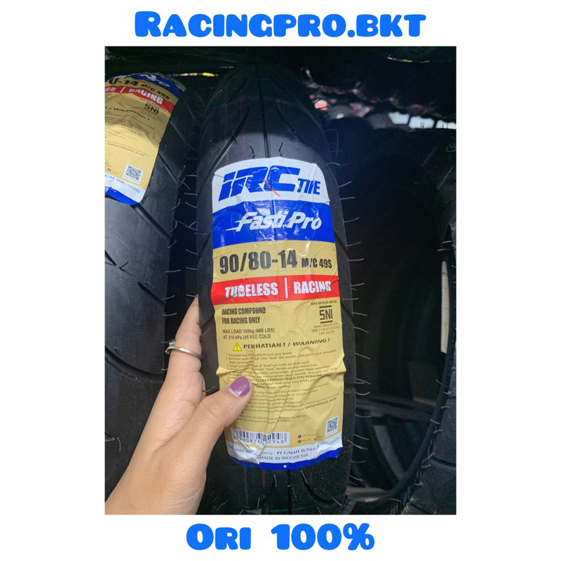 BAN IRC FASTI PRO 90/80-14 TUBELESS