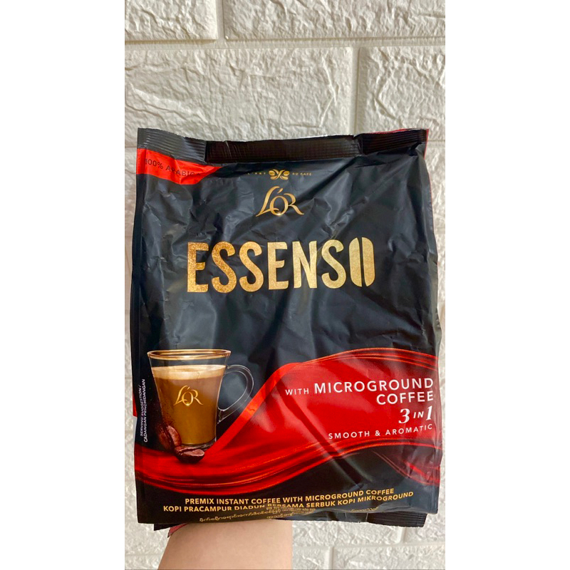 

Essenso Coffee With Microground Coffee 3 in 1 100% Arabica Smooth And Aromatic Import Malaysia