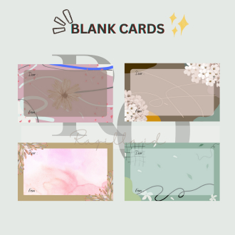 KARTU UCAPAN KOSONG SERI FLOWER - BLANKCARDS - UCAPAN BOUQUET - GRADUATION CARDS- ANNIVERSARY - GIFT