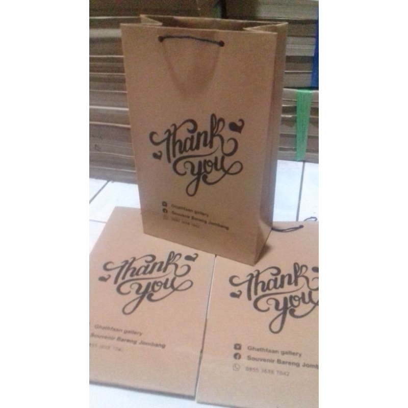 

paper bag sablon cutom