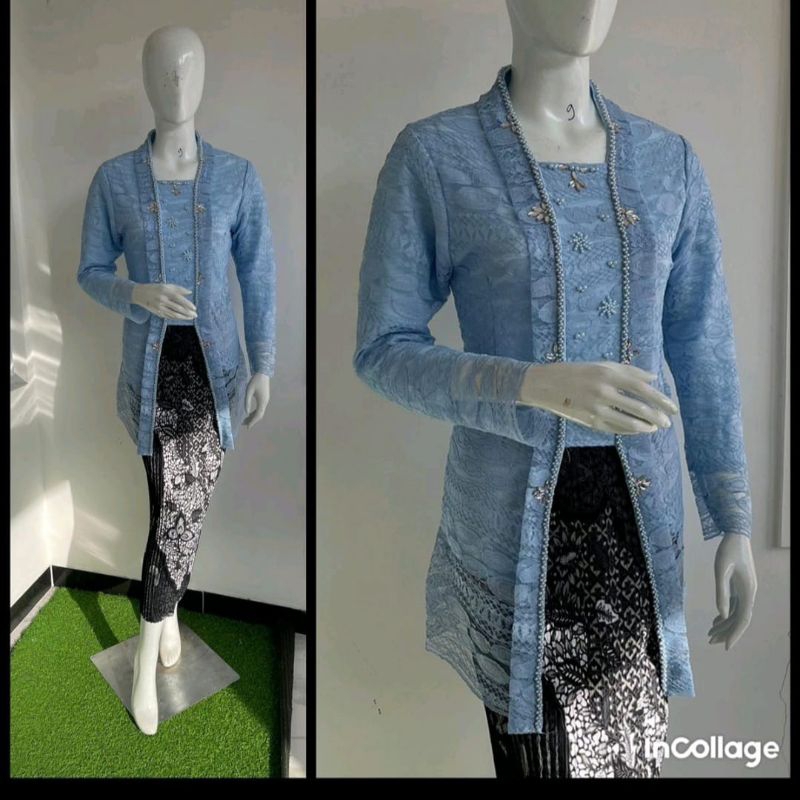 Kebaya Kutu baru berkat payet pendek