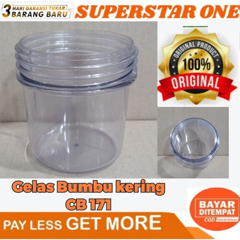 Gelas Bumbu Kering Blender Cosmos cb 171 , CB - 171 blender cosmos