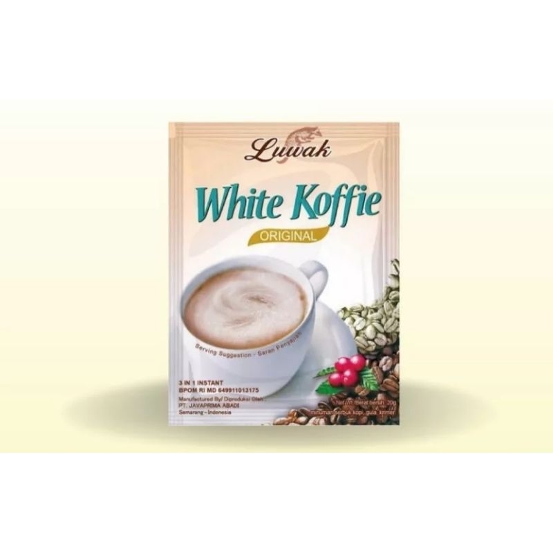 

Kopi Luwak white coffee sachet