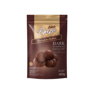 

COLATTA FINEZA CHOCOLATE BUTTON 400GR / DARK COMPOUND CHOCOLATE FINEZA