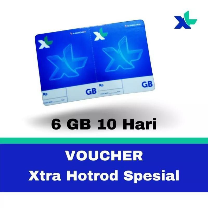 Voucher XL  6 GB 10 Hari Kota Tertentu