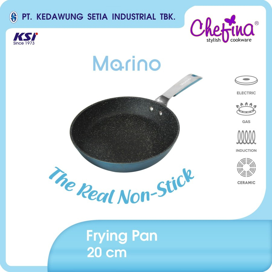 Kedawung Chefina Marino Frying Pan 20 cm Anti Lengket MARINOFP20CM