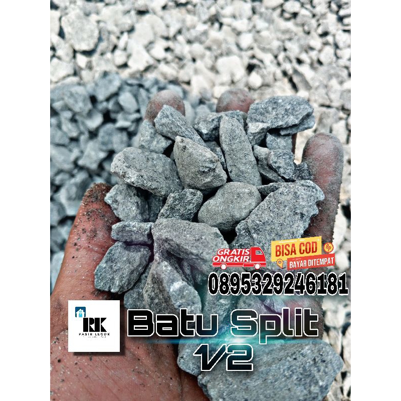 Batu split 1/2 bagus