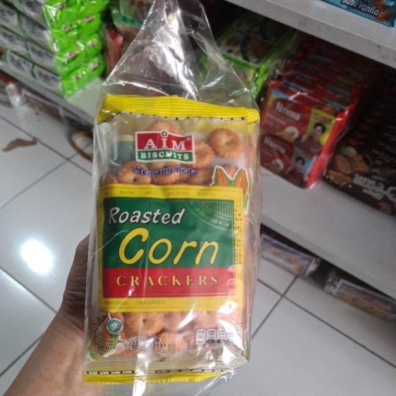 

Roasted corn AIM 35gr ( 1pack isi 10 bks)