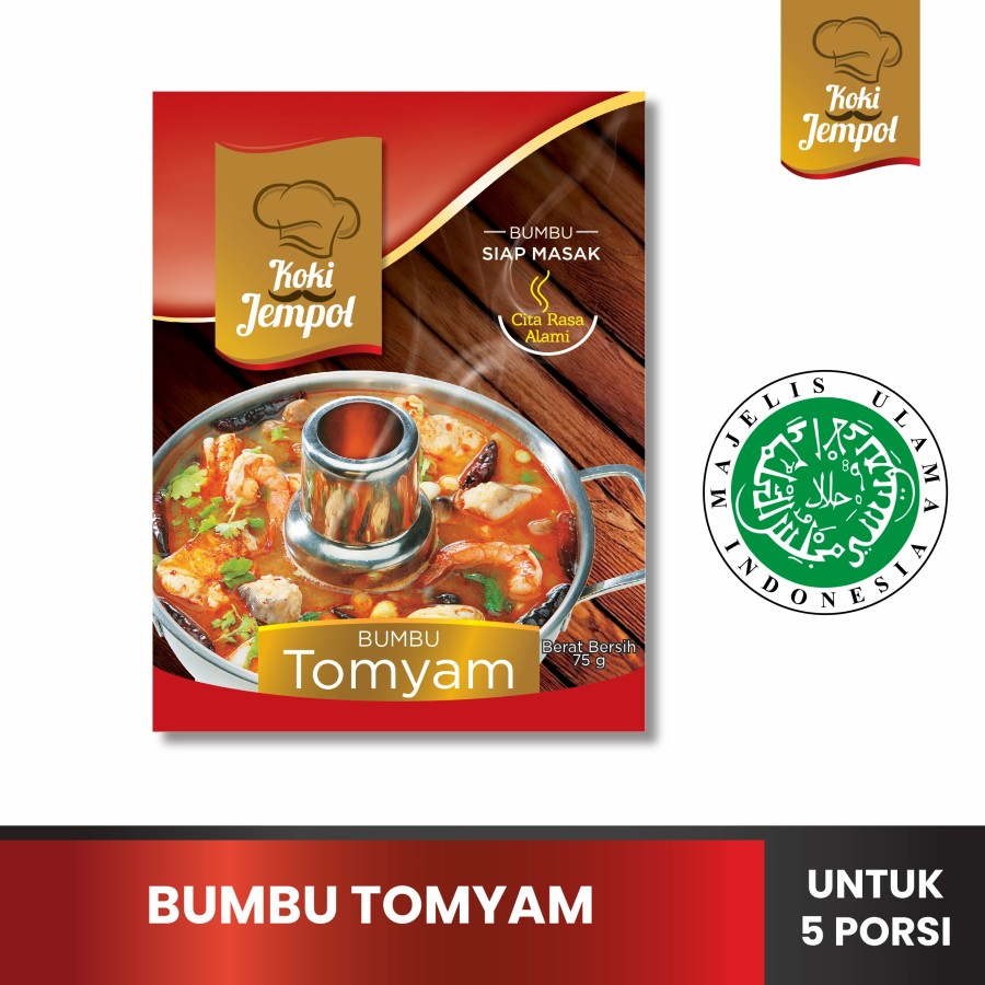 

Bumbu Instant Koki Jempol Suki, Tomyam, Steamboat, dll. Bumbu Tomyam - 300Gram