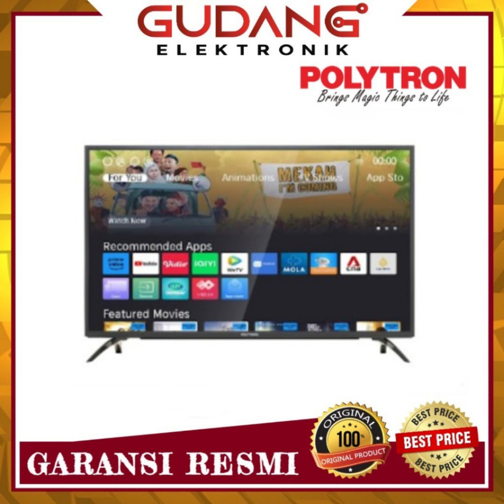 LED 40 INCH SMART TV POLYTRON PLD-40CV8969 LED POLYTRON PLD 40 CV 8969 SMART TV