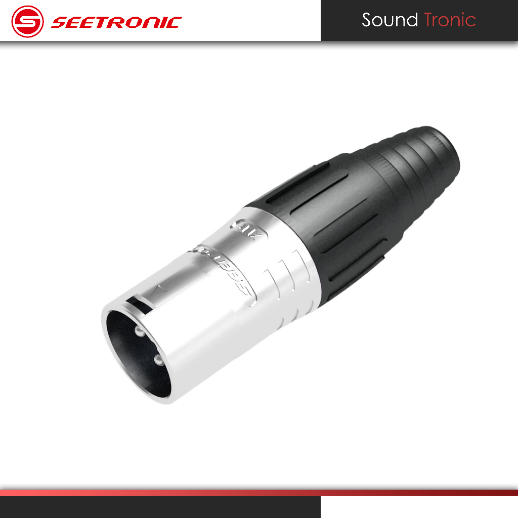 Seetronic SCSM3 3pin XLR Jack Mic Canon Male