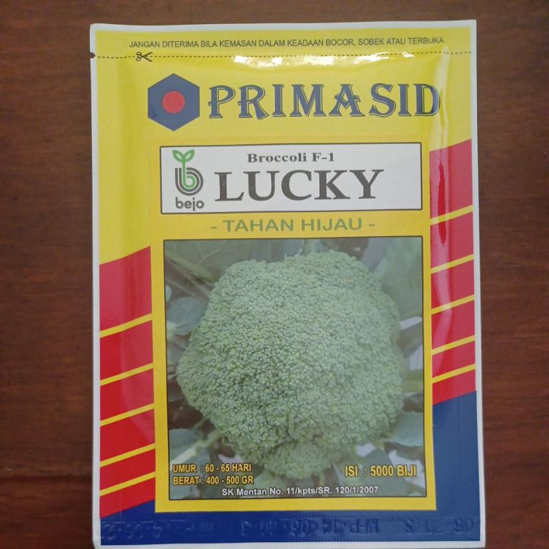 BENIH BIBIT BROKOLI F1 LUCKY BEJO 5000 biji