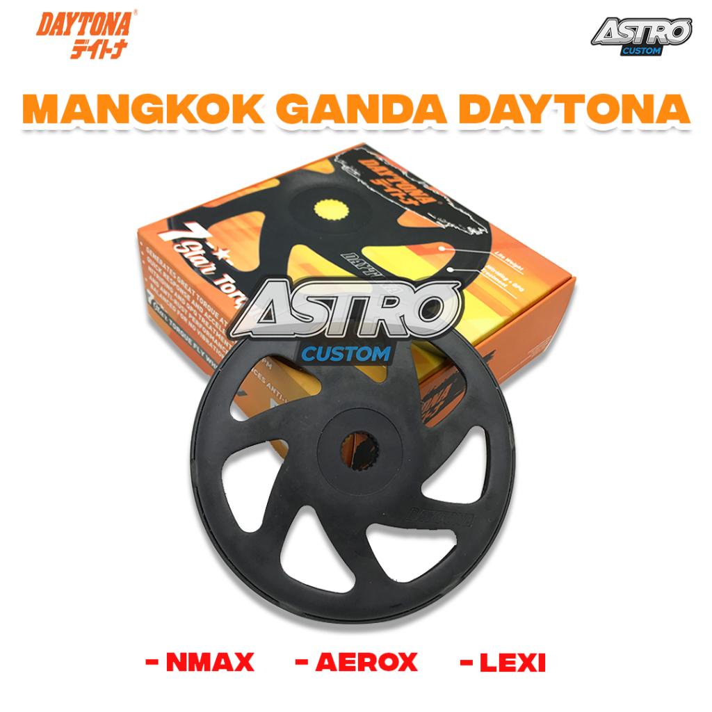 Mangkok Kampas Ganda Daytona Nmax 155 Aerox 155 Lexi 125 7 STAR TORQUE Racing Solusi Akselerasi