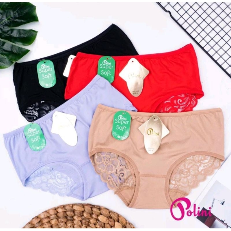 CD CELANA DALAM WANITA REMAJA-DEWASA PREMIUM POLINI RENDA BUNGA