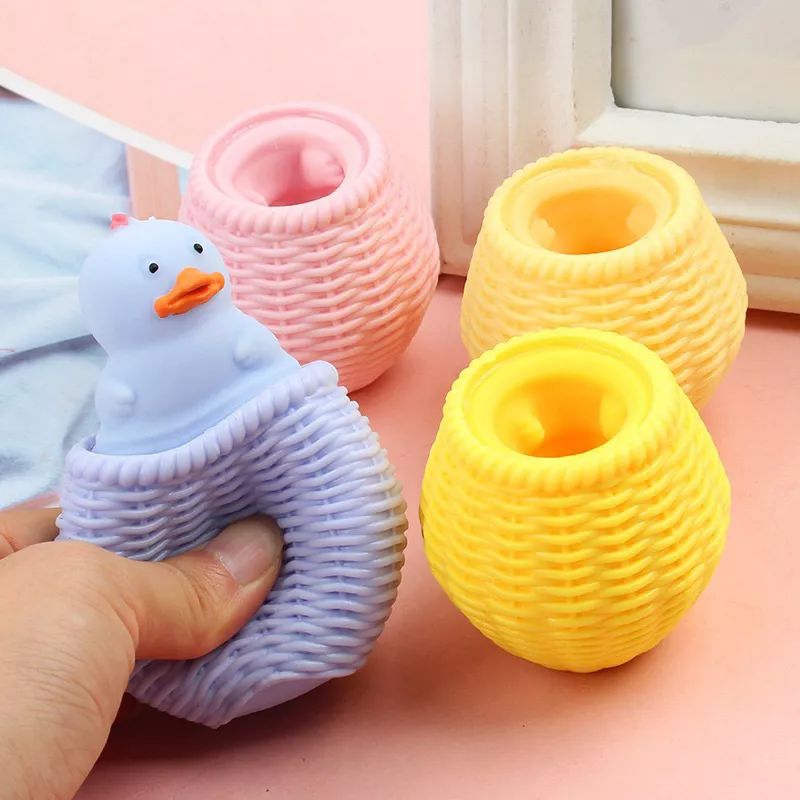 1 Pcs Mainan Squishy Ayam Pencet Lentur Squishy Ayam Pop It Silicone