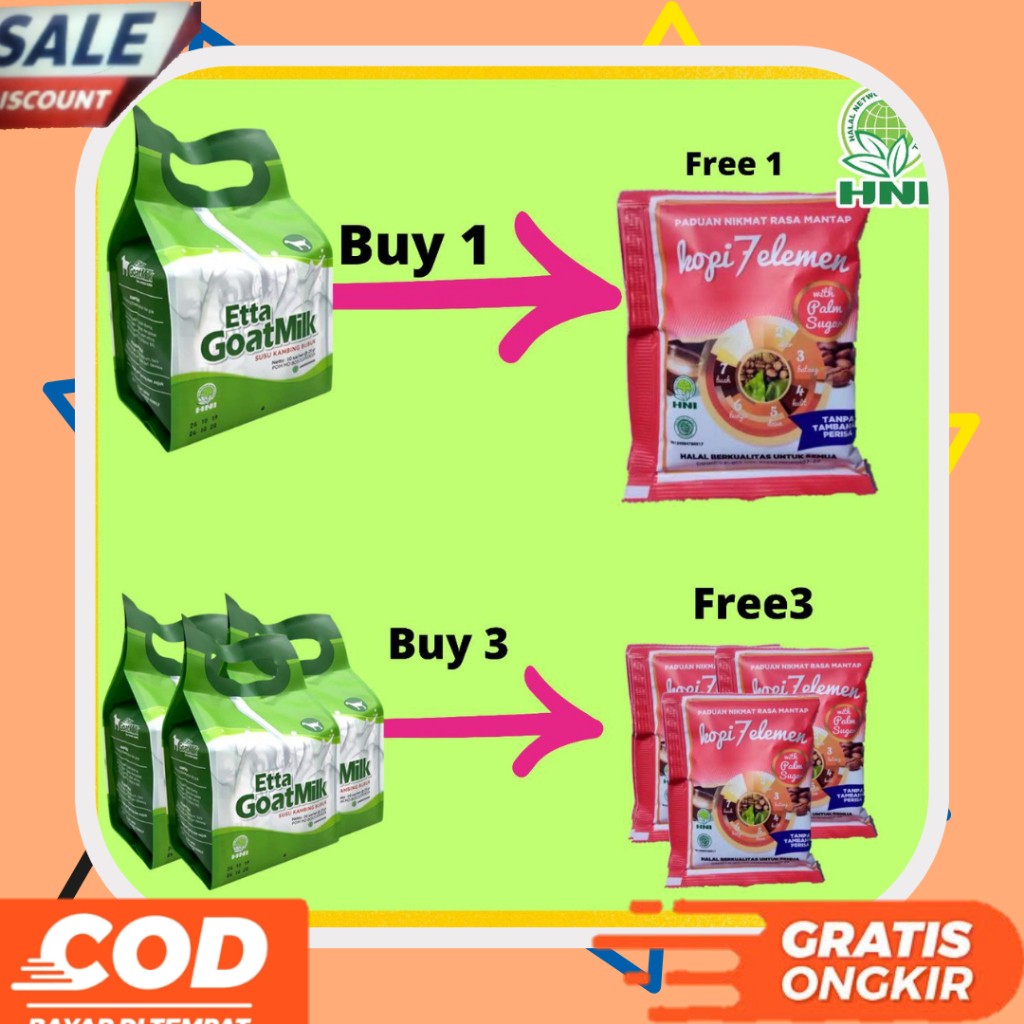

Etta Goat Milk - HNI HPAI - Susu Bubuk Kambing Ettawa