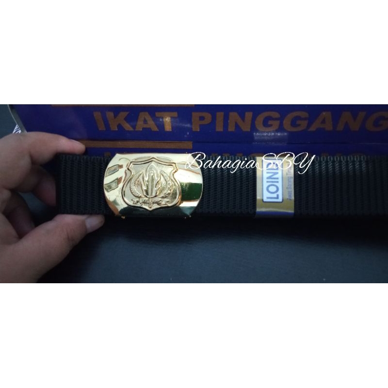 Atribut Satpam Security Ikat Pinggang Polos Loind Original