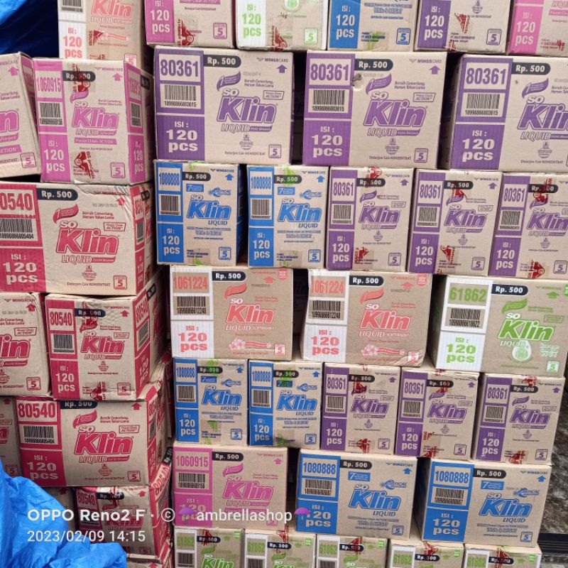 1 DUS SOKLIN LIQUID KEMASAN 500