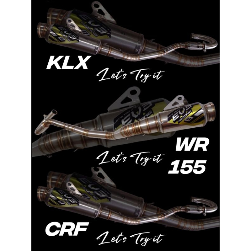 Knalpot KLX CRF WR155 Supermoto original EV3 Racing