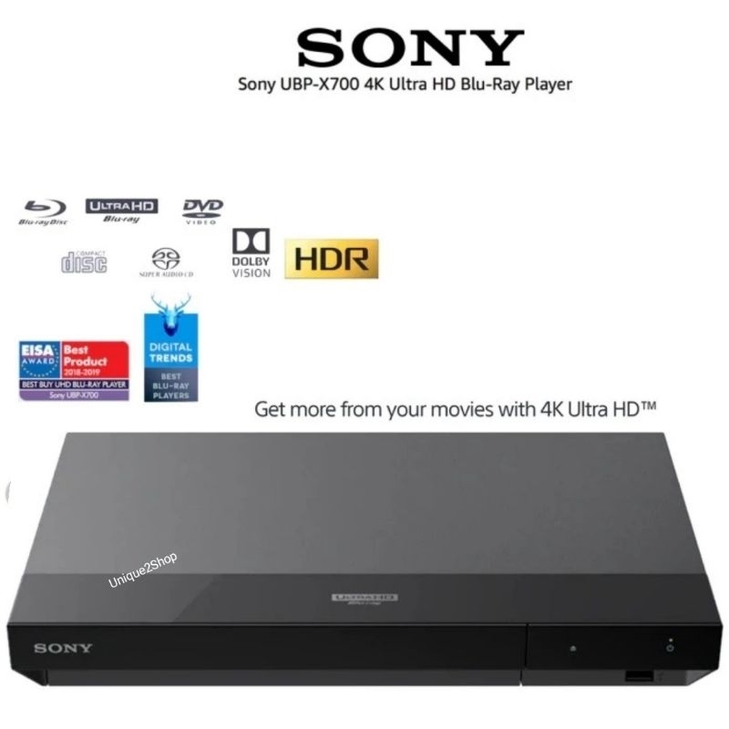 Sony UBP X700 Bluray Player 4K